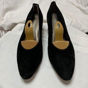 Black Suede Garolini Pump